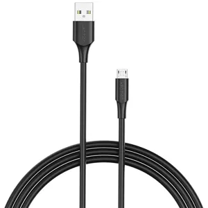 Kábel Vention Cable USB 2.0 Male to Micro-B Male 2A 3m CTIBI (black)