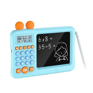 Kalkulačka s písacou doskou pre deti, modrá