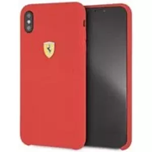 Kryt Ferrari - Silicone Hard Case Apple iPhone Xs Max - Red (FESSIHCI65RE)