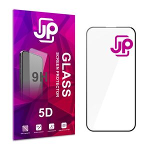 JP 5D Tvrdené sklo, iPhone 15, čierne