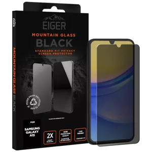 Ochranné sklo Eiger Mountain BLACK Privacy Screen Protector for Samsung A15