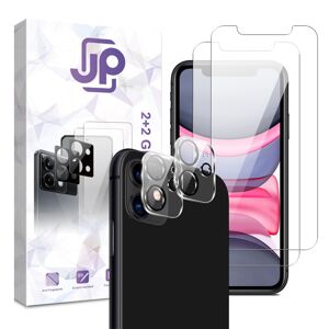 JP Combo pack, Súprava 2 tvrdených skiel a 2 sklíčok pre šošovku, iPhone 11