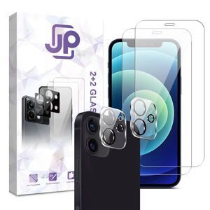 JP Combo pack, Súprava 2 tvrdených skiel a 2 sklíčok pre šošovku, iPhone 12