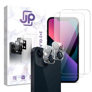 JP Combo pack, Súprava 2 tvrdených skiel a 2 sklíčok pre šošovku, iPhone 13