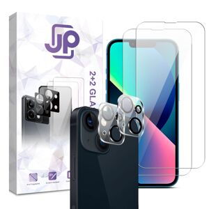 JP Combo pack, Súprava 2 tvrdených skiel a 2 sklíčok pre šošovku, iPhone 13 Mini