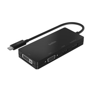 Belkin USB-C video adaptér HDMI, VGA, DVI, DisplayPort čierny