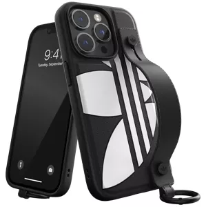 Kryt adidas OR handstrap case new FW22 for iPhone 14 Pro black/white (50214)