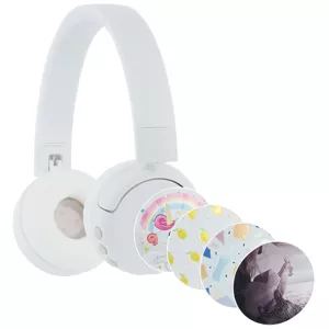 Slúchadlá Wireless headphones for kids Buddyphones POPFun, White (4897111741016)