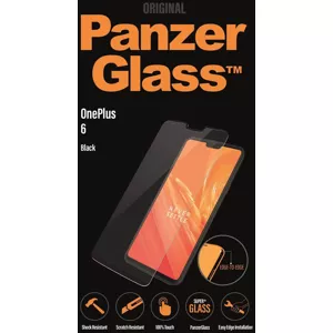 Ochranné sklo PanzerGlass Premium pre OnePus 6 Case Friendly, 0.40 mm - Black (7006)