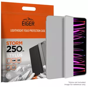 Púzdro Eiger Storm 250m Stylus Case for Apple iPad Pro 11 (2021) / (2022) in Light Grey (EGSR00159)