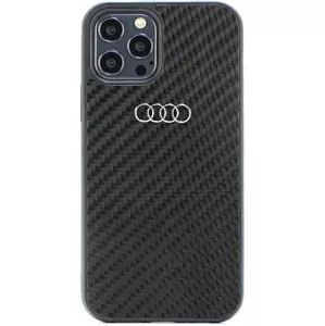 Kryt Audi Carbon Fiber iPhone 12/12 Pro 6.1" black hardcase AU-TPUPCIP12P-R8/D2-BK (AU-TPUPCIP12P-R8/D2-BK)