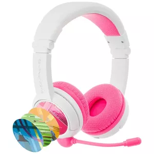 Slúchadlá Wireless headphones for kids BuddyPhones School+ Pink (4897111740606)