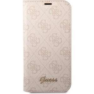 Guess PC/TPU 4G Metal Camera Outline Book Puzdro pre iPhone 14 Max Pink