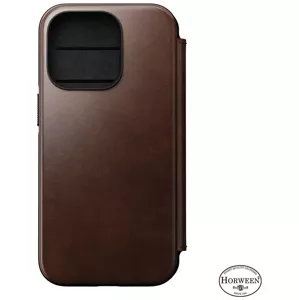 Púzdro Nomad Leather MagSafe Folio, brown - iPhone 14 Pro (NM01234685)