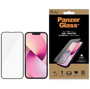 Ochranné sklo PanzerGlass E2E Privacy iPhone 13 Mini 5,4" Case Friendly Microfracture AntiBacterial black ProP2744 (ProP2744)