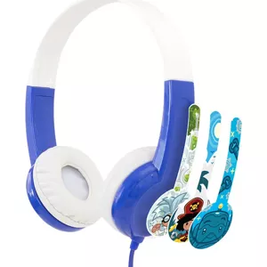 Slúchadlá Wired headphones for kids Buddyphones Discover, Blue (727542484302)