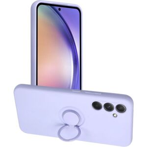 SILICONE RING Case pre SAMSUNG Galaxy A54 5G violet