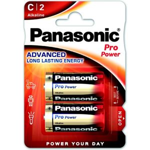 Panasonic Pro Power Gold typ C alkalická batéria, 2 ks