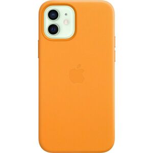 Apple kožený kryt s MagSafe iPhone 12 mini nechtíkovo oranžový