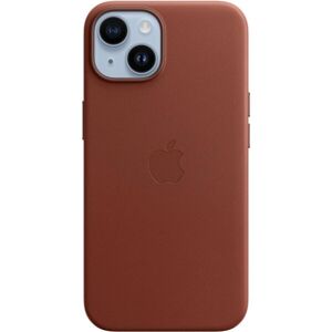 Apple kožený kryt s MagSafe na iPhone 14 Plus tehlovo hnedý