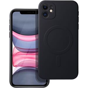 Silicone Mag Cover case compatible s MagSafe pre IPHONE 11 black