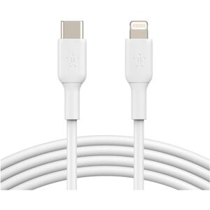 Belkin BOOST Charge USB-C/Lightning kábel, 1m, biely