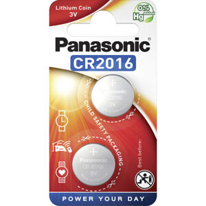 Panasonic CR2016 lítiová batéria, 2 ks