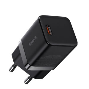 Baseus GaN3 sieťová nabíjačka USB-C 1C 30W, čierna (CCGN010101)