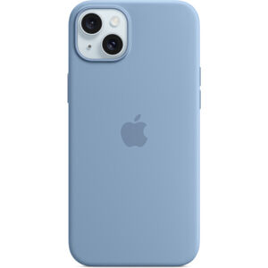 Apple silikínový kryt s MagSafe na iPhone 15 Plus ľadovo modrý
