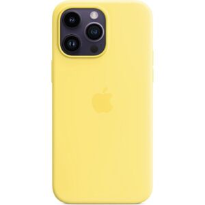Apple silikónový kryt s MagSafe na iPhone 14 Pro Max kanárikovo žltý