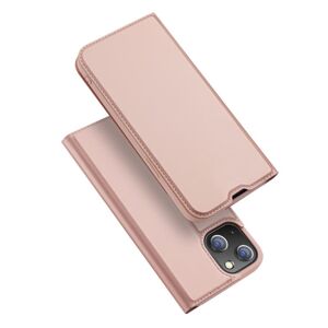 Peňaženkové puzdro Dux Ducis Skin Pro ružové – Apple iPhone 13 Mini