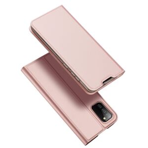 Peňaženkové puzdro Dux Ducis Skin Pro ružové – Samsung Galaxy A02s