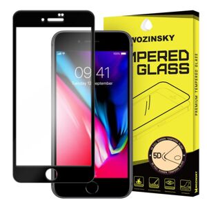 Tvrdené sklo celopovrchové 9H Wozinsky čierne – Apple iPhone 6 / iPhone 6S / iPhone 7 / iPhone 8 / iPhone SE 2020 / iPhone SE 2022