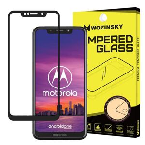 Tvrdené sklo celopovrchové 9H Wozinsky čierne – Motorola One