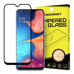 Tvrdené sklo celopovrchové 9H Wozinsky čierne – Samsung Galaxy A20e