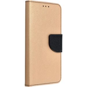 Smarty flip puzdro Apple iPhone 12 / 12 Pro zlaté/čierne