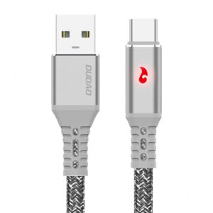 Dudao L7X kábel USB / Lightning 3A 1m, sivý (L7xL Lightning)