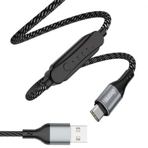 Dudao L7 kábel USB / USB-C 5A 1m, čierny (L7xsT)