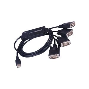 PremiumCord USB 2.0/4x RS232C