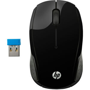HP 200 bezdrôtová myš čierna