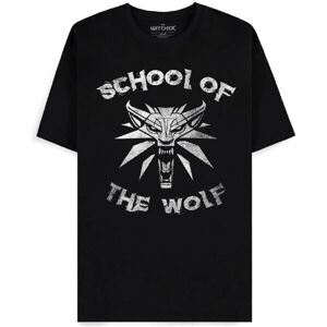 Tričko The Witcher - School of the Wolf Emblem M