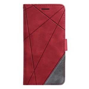 Knižkové puzdro Rhombus červené – Samsung Galaxy S22
