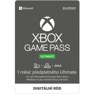 Xbox Game Pass Ultimate - predplatné 1 mesiac CC(digitálna verzia)