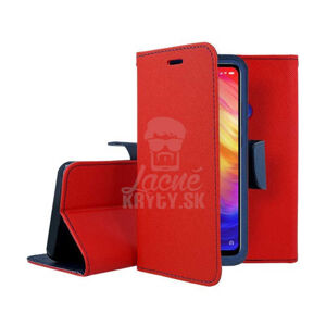 Peňaženkové puzdro Fancy Book červeno-modré – Xiaomi Redmi Note 8 Pro