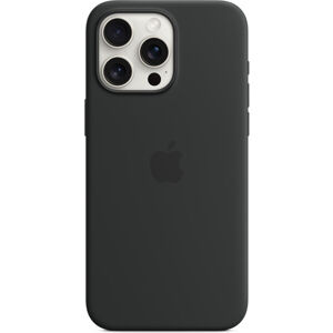 Apple silikínový kryt s MagSafe na iPhone 15 Pro Max čierny