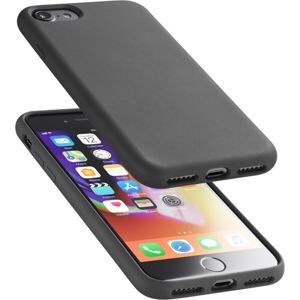 CellularLine SENSATION ochranný silikónový kryt iPhone 6/7/8/SE (2020) čierny