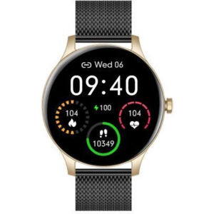 Garett Smartwatch Classy zlato-čierna, oceľ