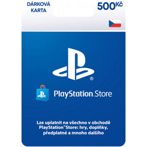PS4 PlayStation Store - Darčeková karta 500 Kč