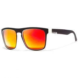 KDEAM Sunbury 18 slnečné okuliare, Black & White / Red (GKD004C18)
