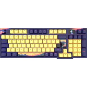 Dark Project 98 Sunset mechanická klávesnica fialovožltá (DE)